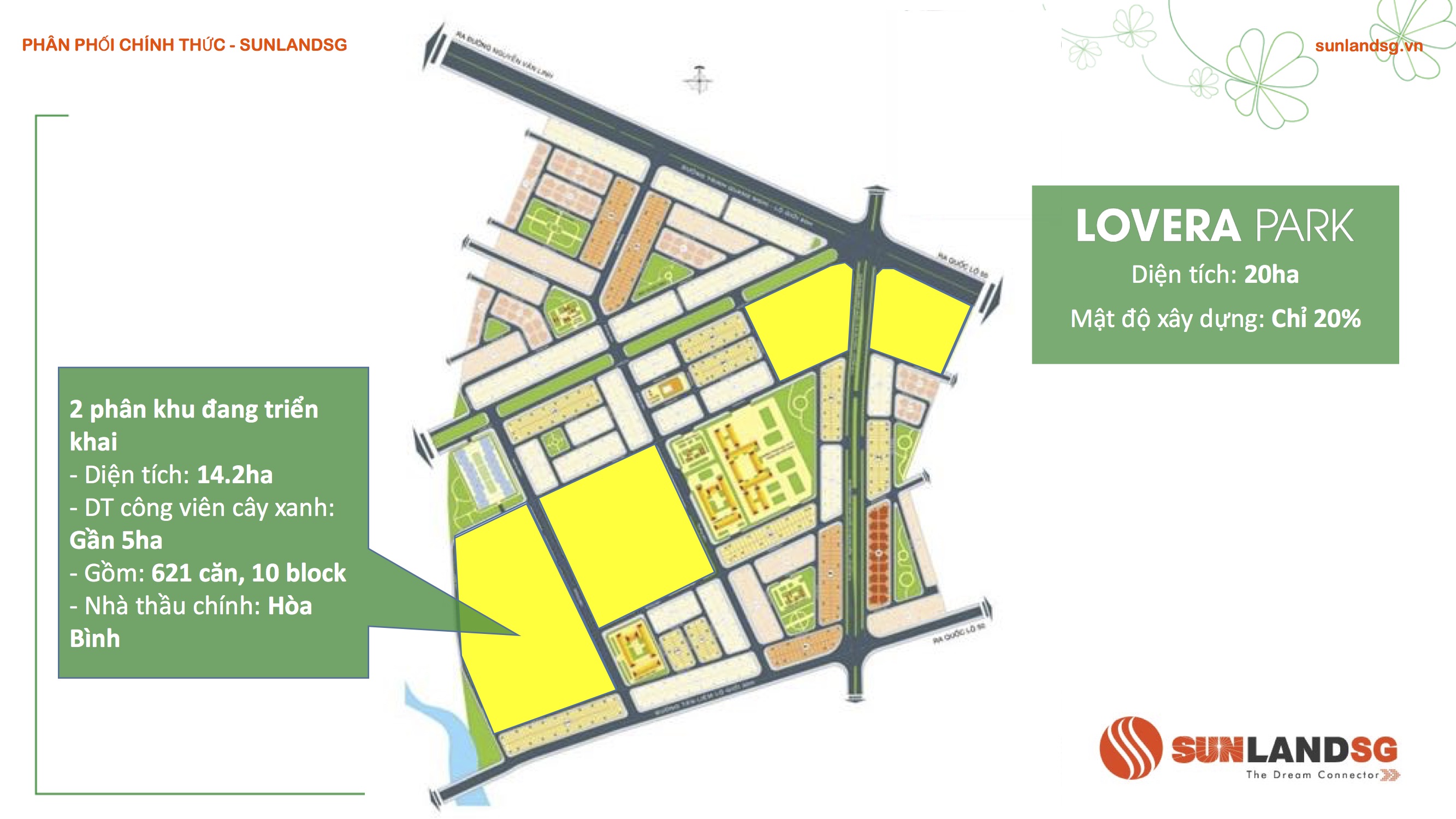 bản đồ tổng thể dự án Lovera park
