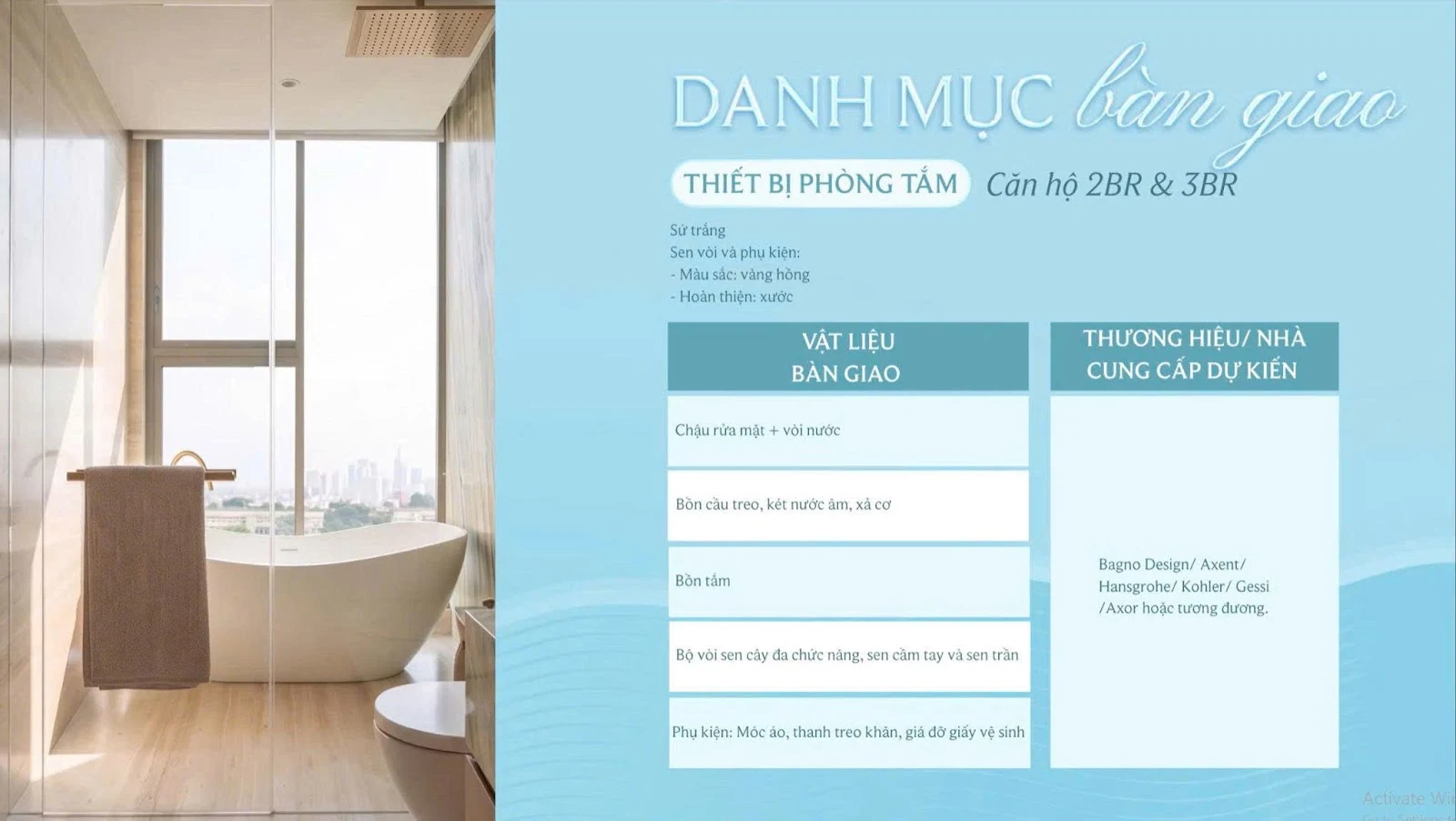 Danh Mục Bàn Giao Căn Hộ Trang 4
