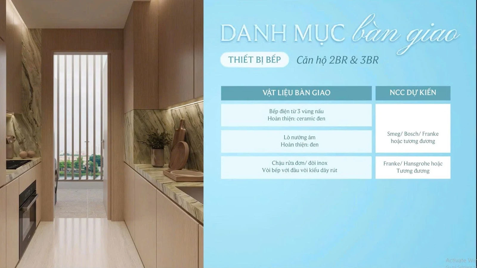 Danh Mục Bàn Giao Căn Hộ Trang 5