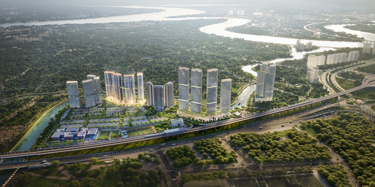Quần thể cộng đồng cư dân hiện hữu Palm City và Trường Quốc tế Mỹ TAS