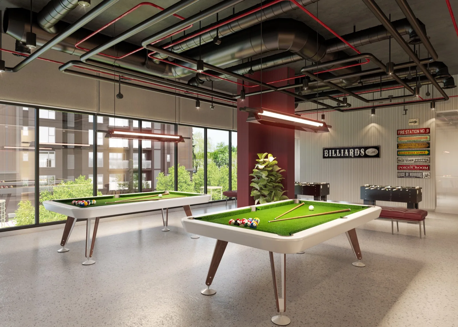 Clubhouse Billiards trong nhà The Privé