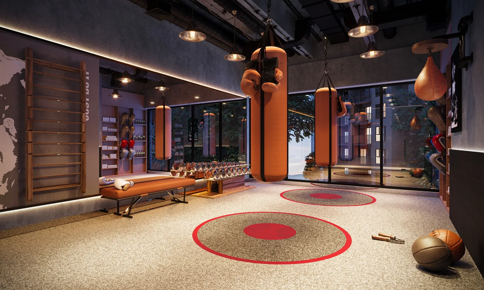 Phòng tập boxing fitness The Privé