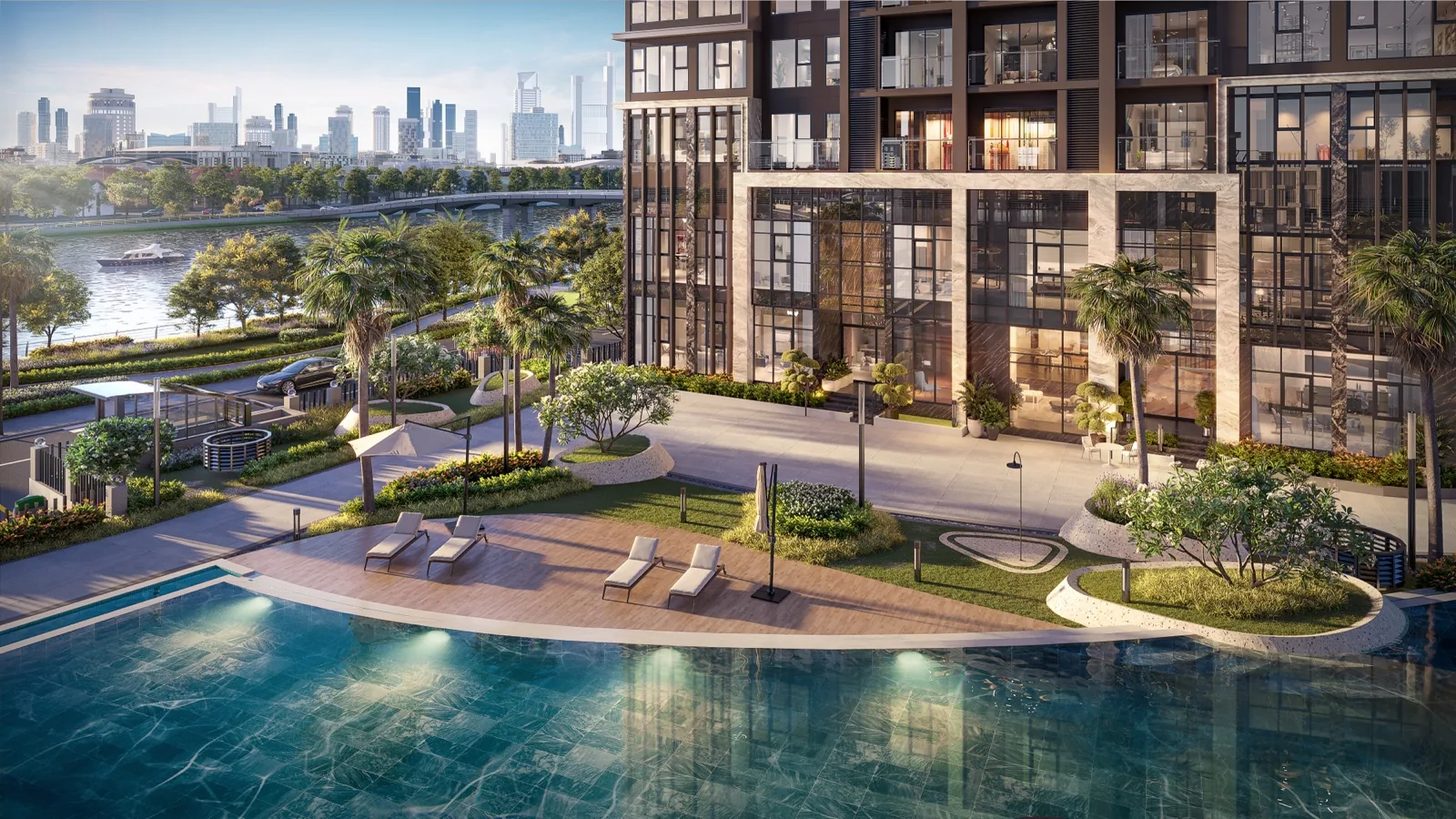 Tổ hợp 3 hồ bơi resort 3.300m² The Privé