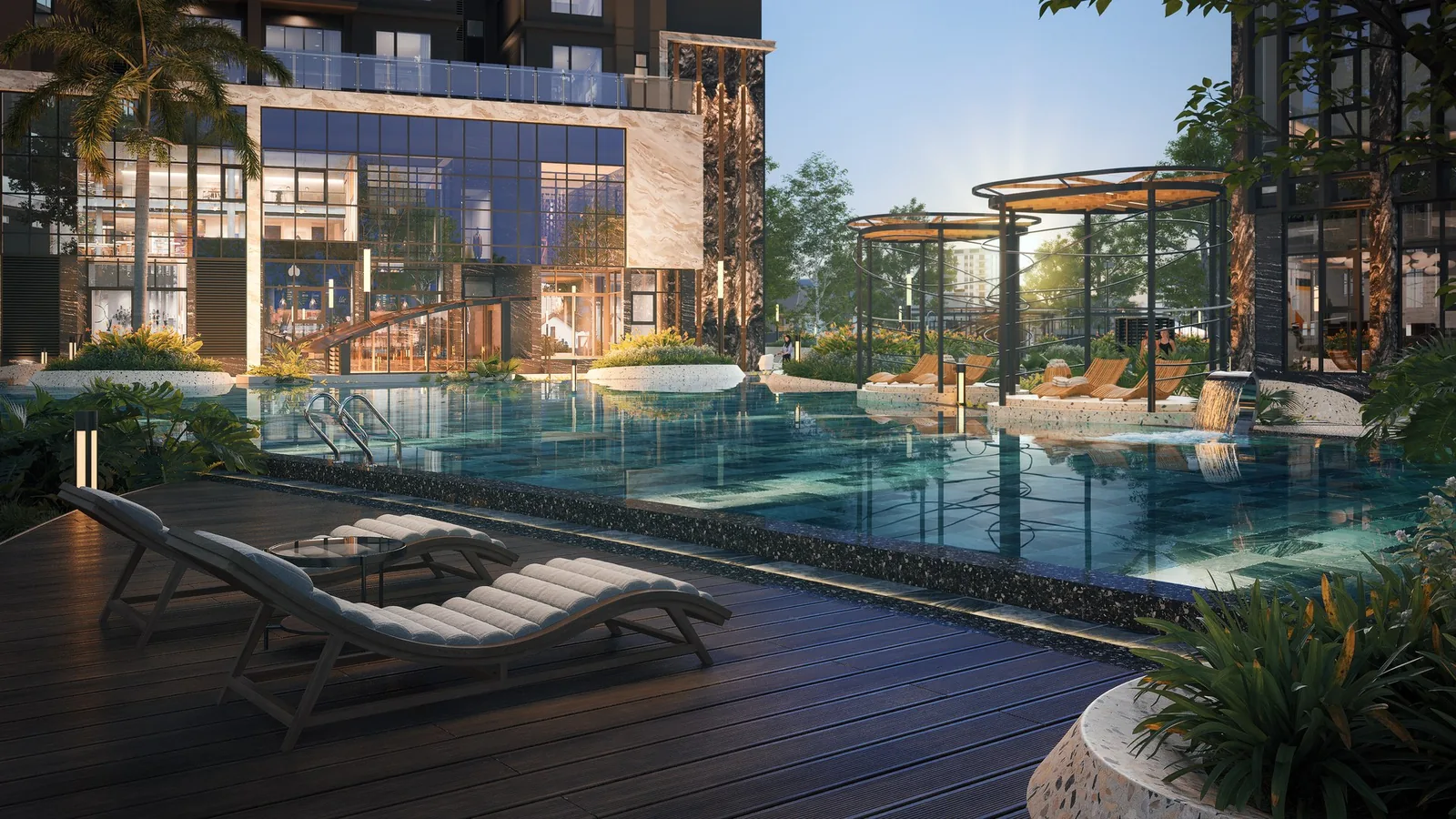 Tuyến tản bộ ven sông và vườn thiền sinh thái The Privé