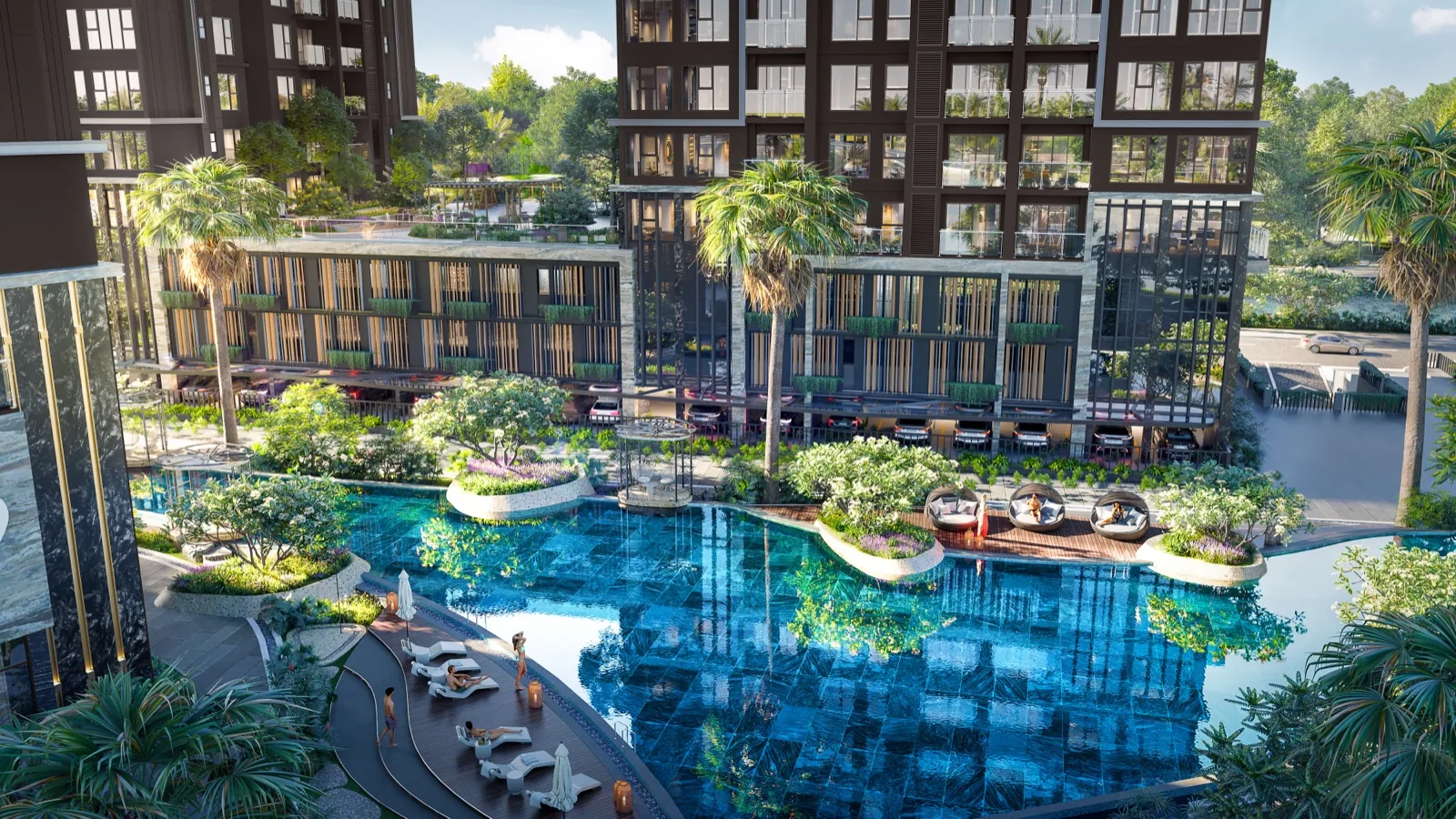 Hồ bơi Palm Breeze The Privé