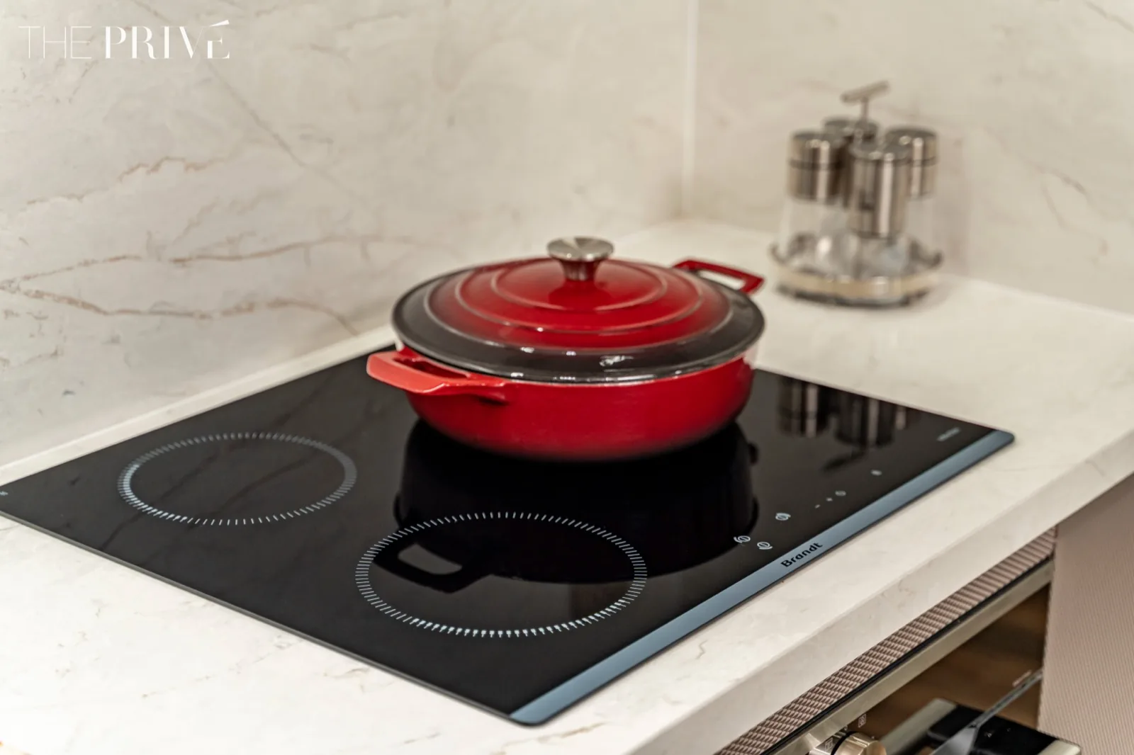 Bếp từ âm 3 vùng nấu Brandt The Privé