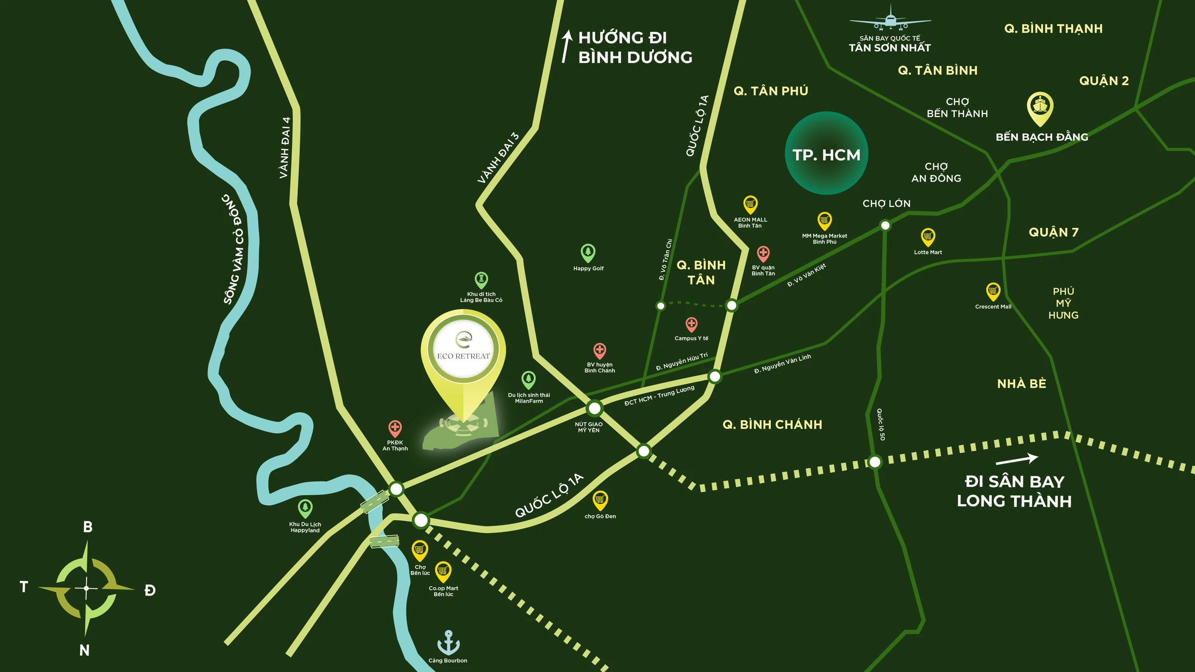 Bản đồ vị trí Eco Retreat