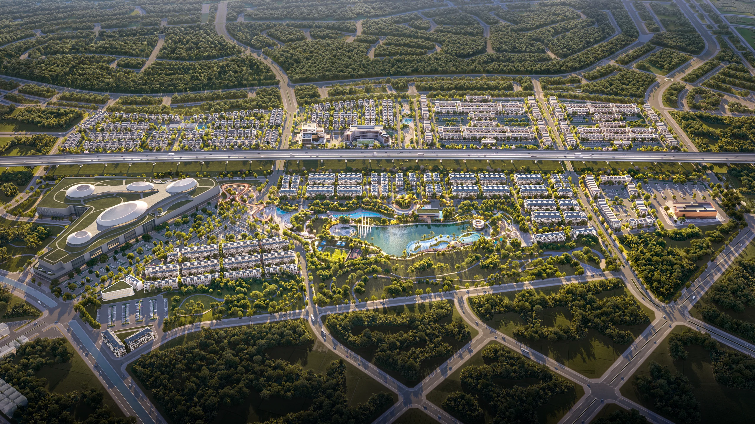 Phối cảnh tổng thể Thanh Phú Centre Point