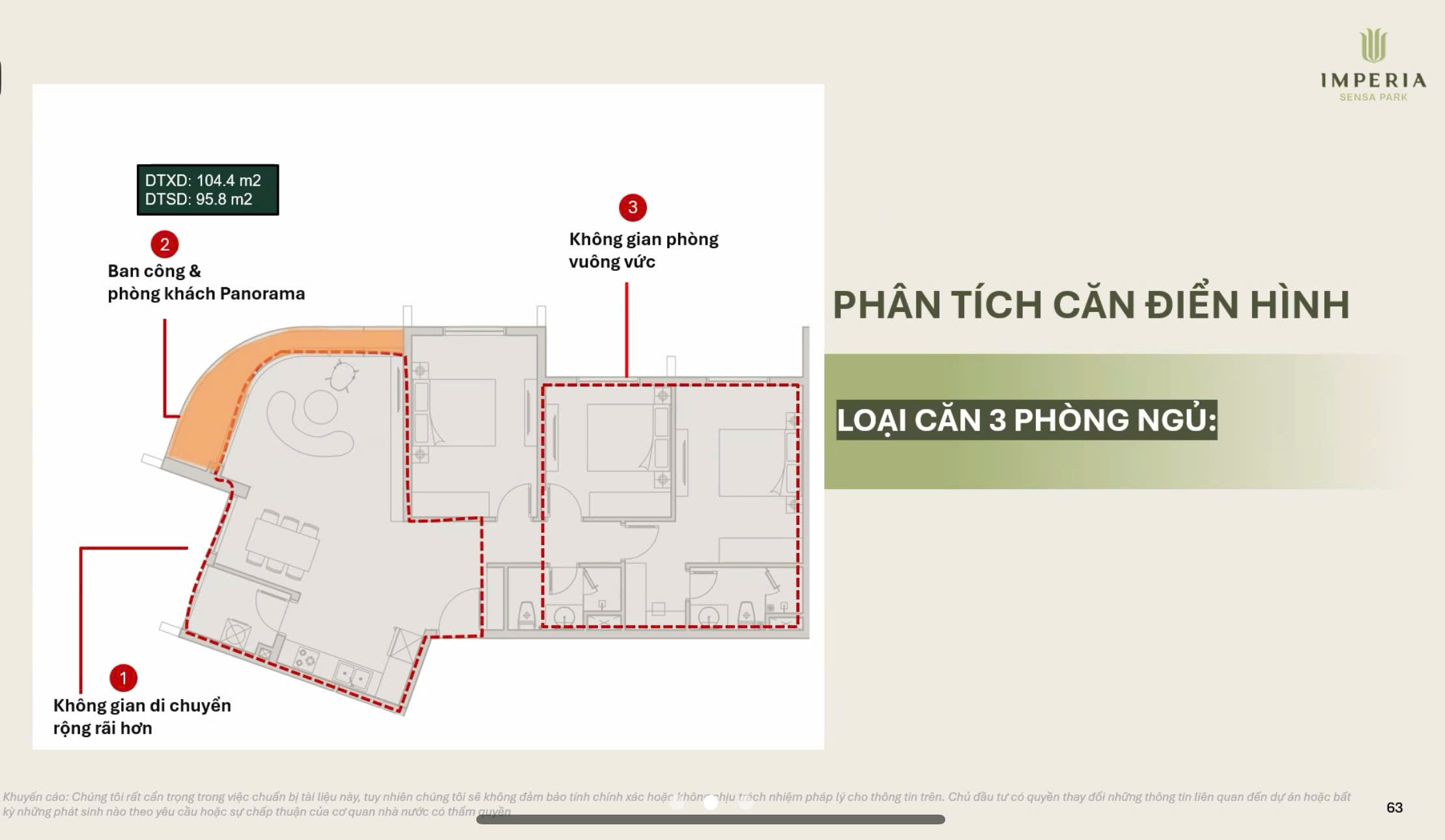 CĂN HỘ 3 PHÒNG NGỦ