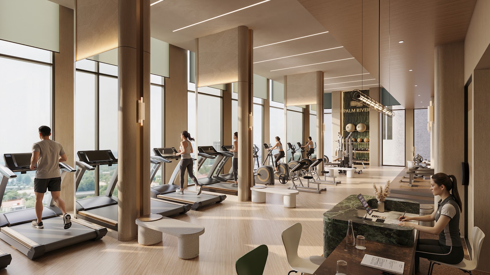 Phòng Gym trang thiết bị chuẩn quốc tế
